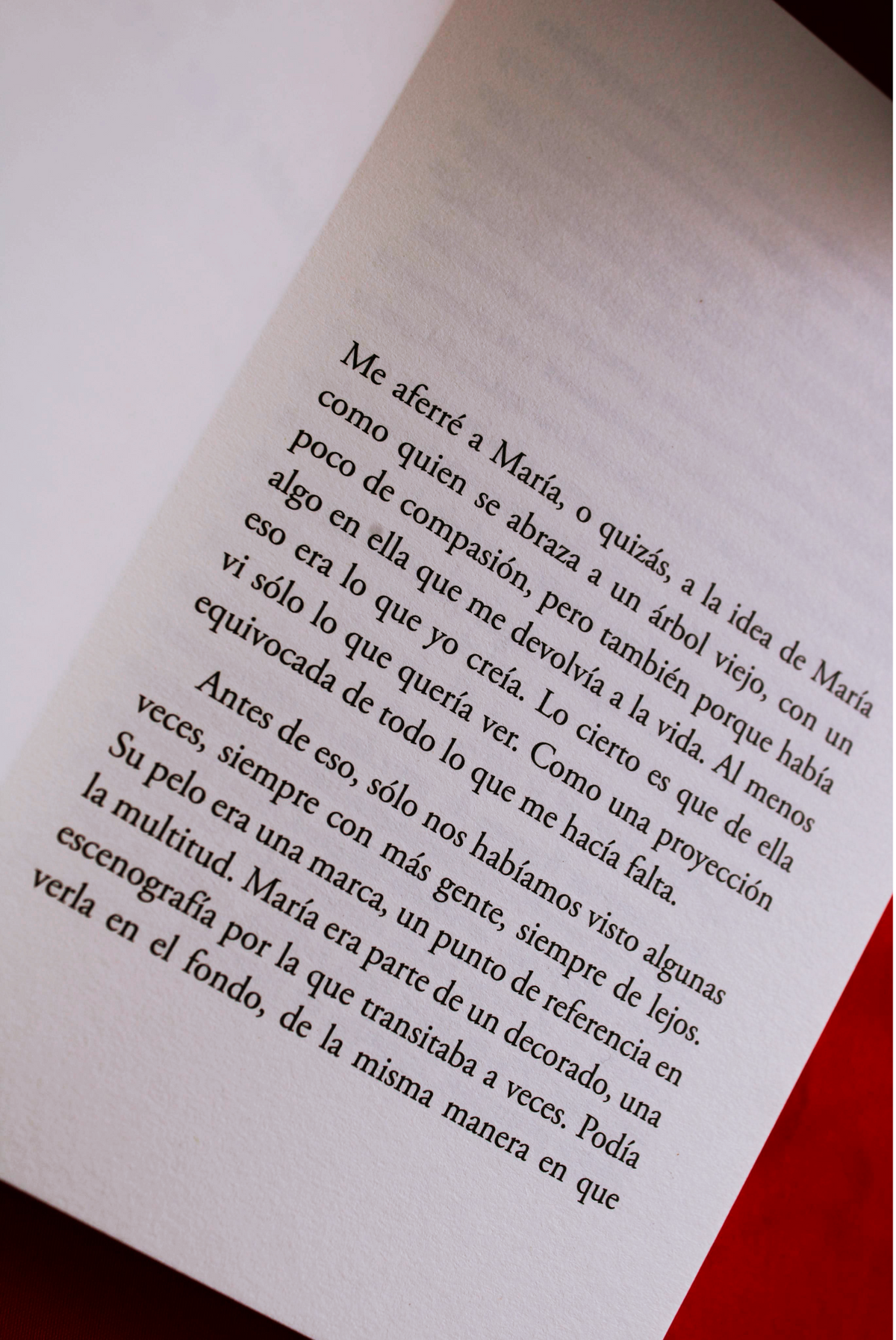 María y el fuego