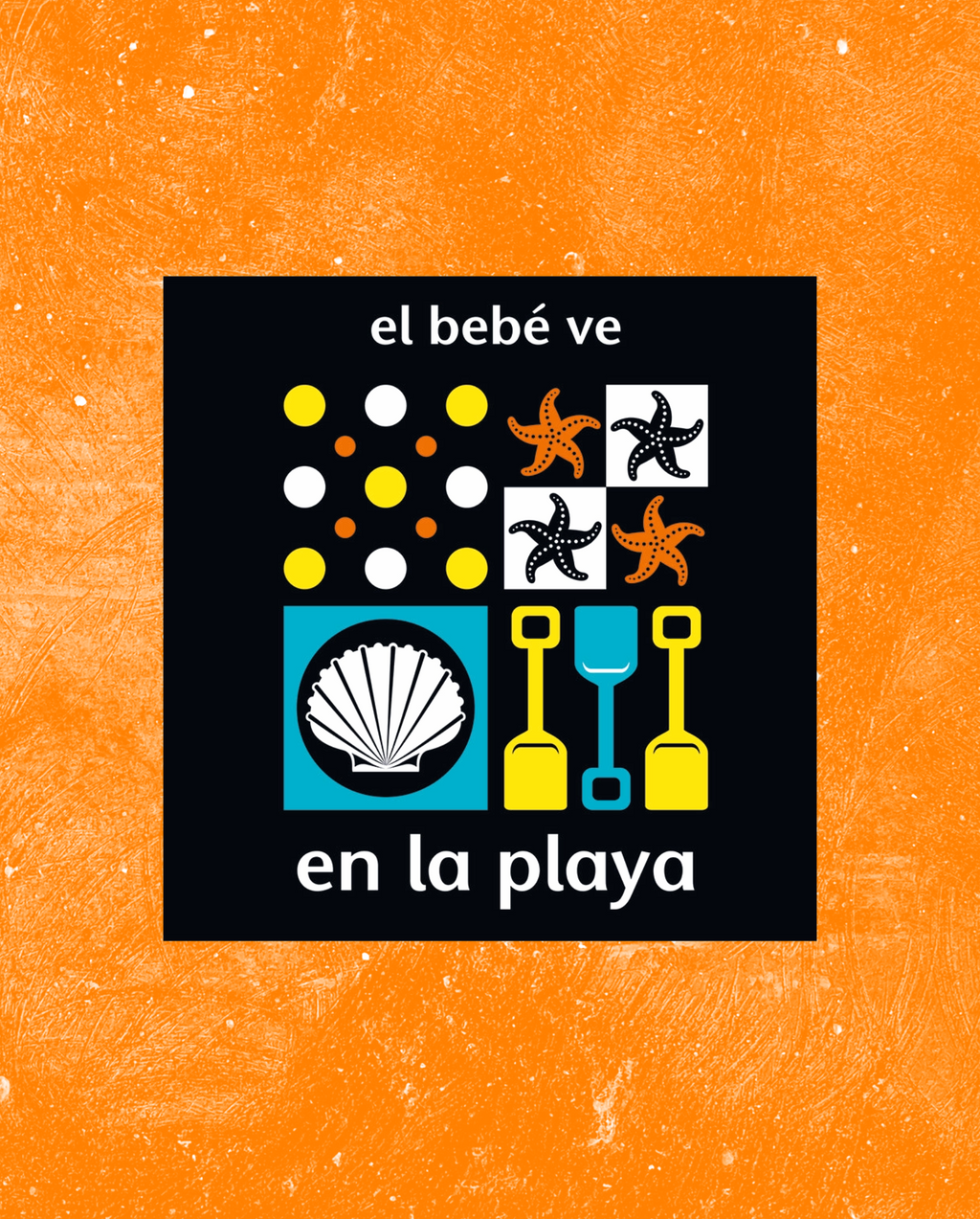 El bebé ve en la playa