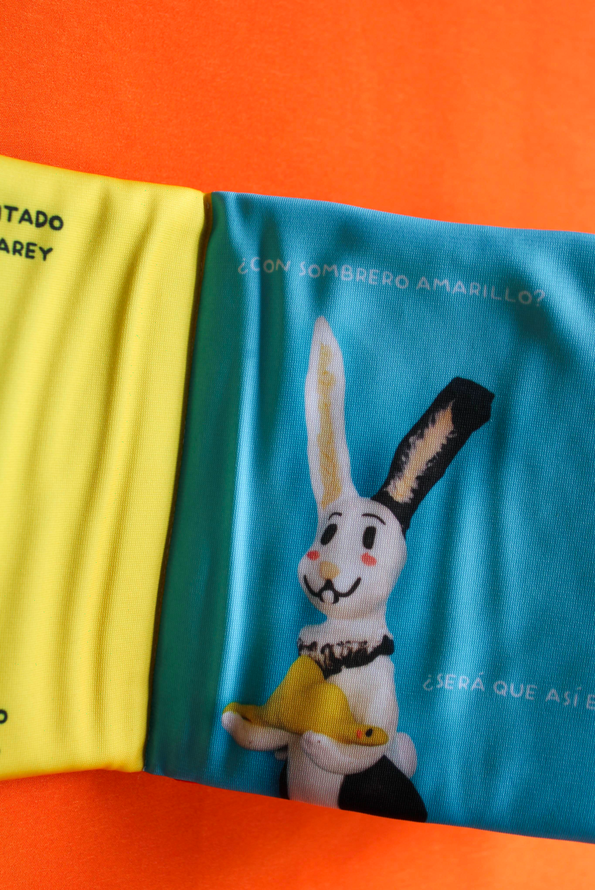 Conejito y el cumpleaños de colores | Libro de tela para bebé