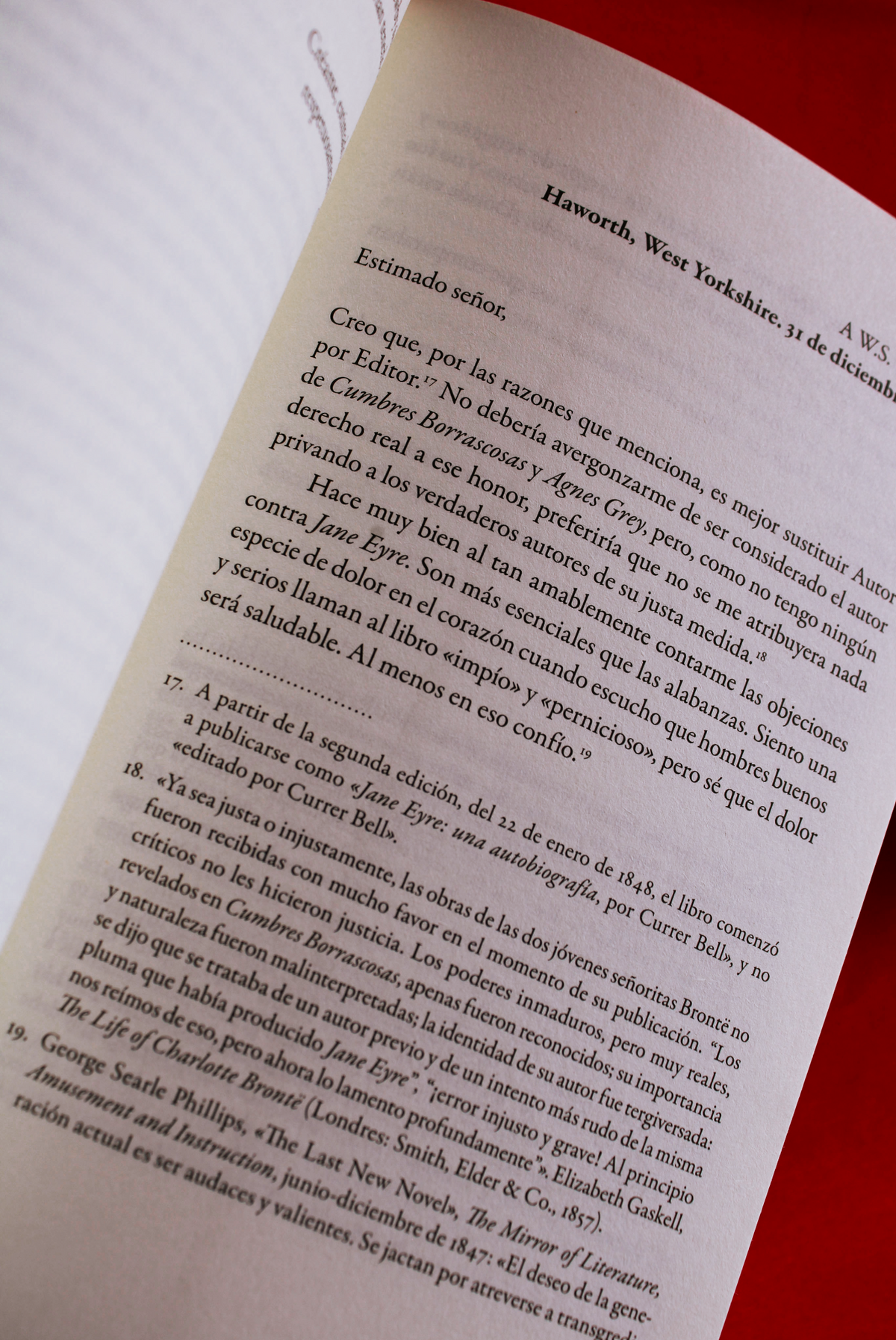 Caminar invisible. Cartas sobre «Jane Eyre», 1847-1854